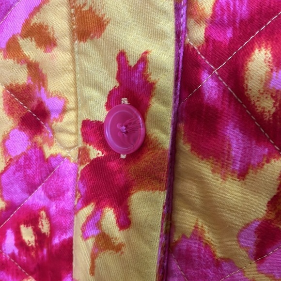 Isaac Mizrahi Live! 3/4 100% cotton quilted jacket. Size XL - Picture 6 of 9